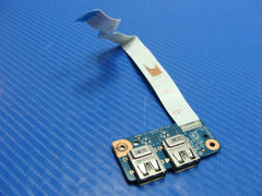 HP 15-g019wm 15.6" Genuine Laptop Dual USB Port Board w/Cable LS-A993P HP