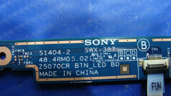 Sony Vaio SVE151B11N 15.6" Genuine Power Button Board w/ Cable 48.4RM05.021 Sony