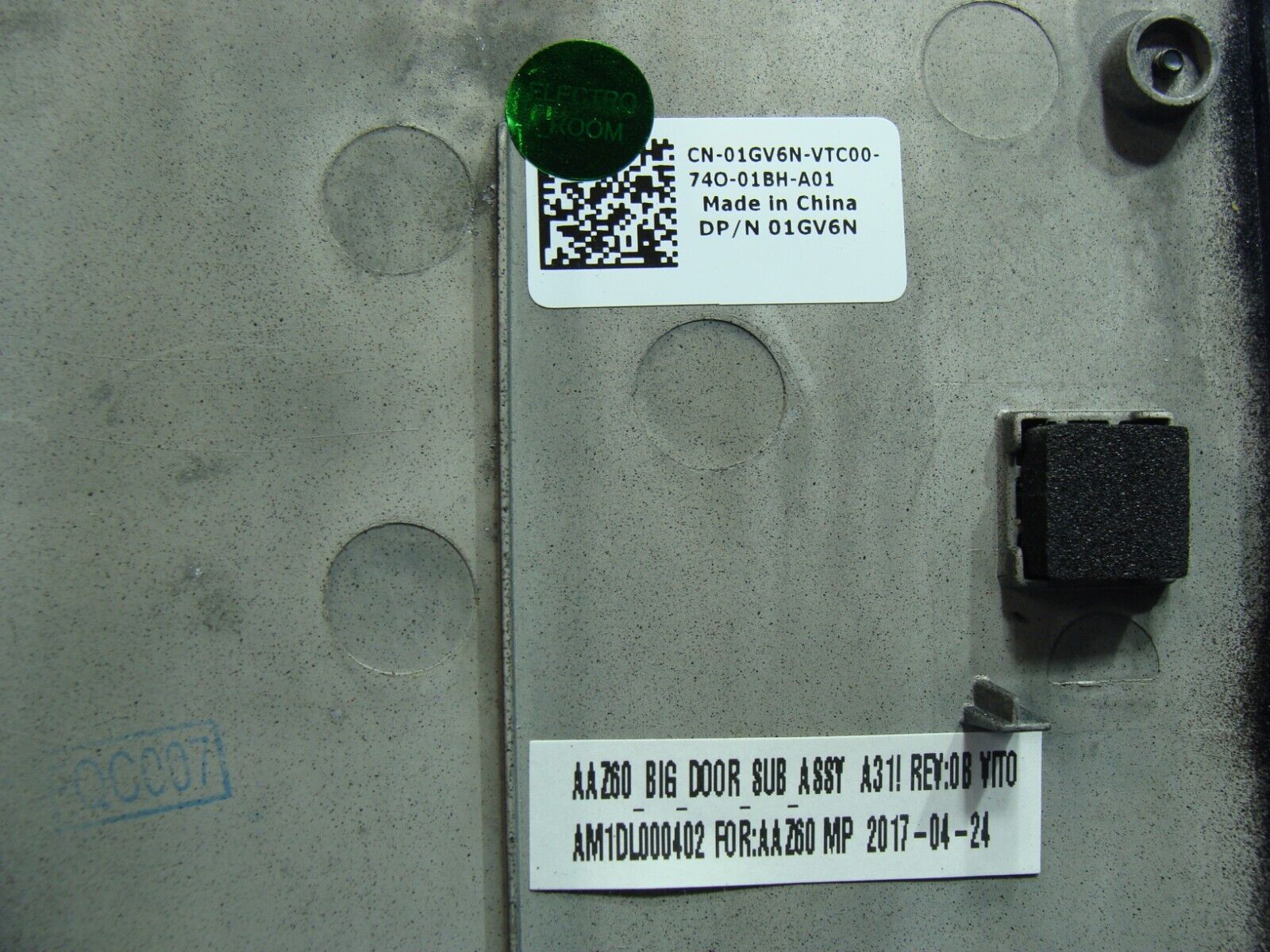 Dell Latitude E7470 14 Bottom Case Base Cover 1GV6N AM1DL000402