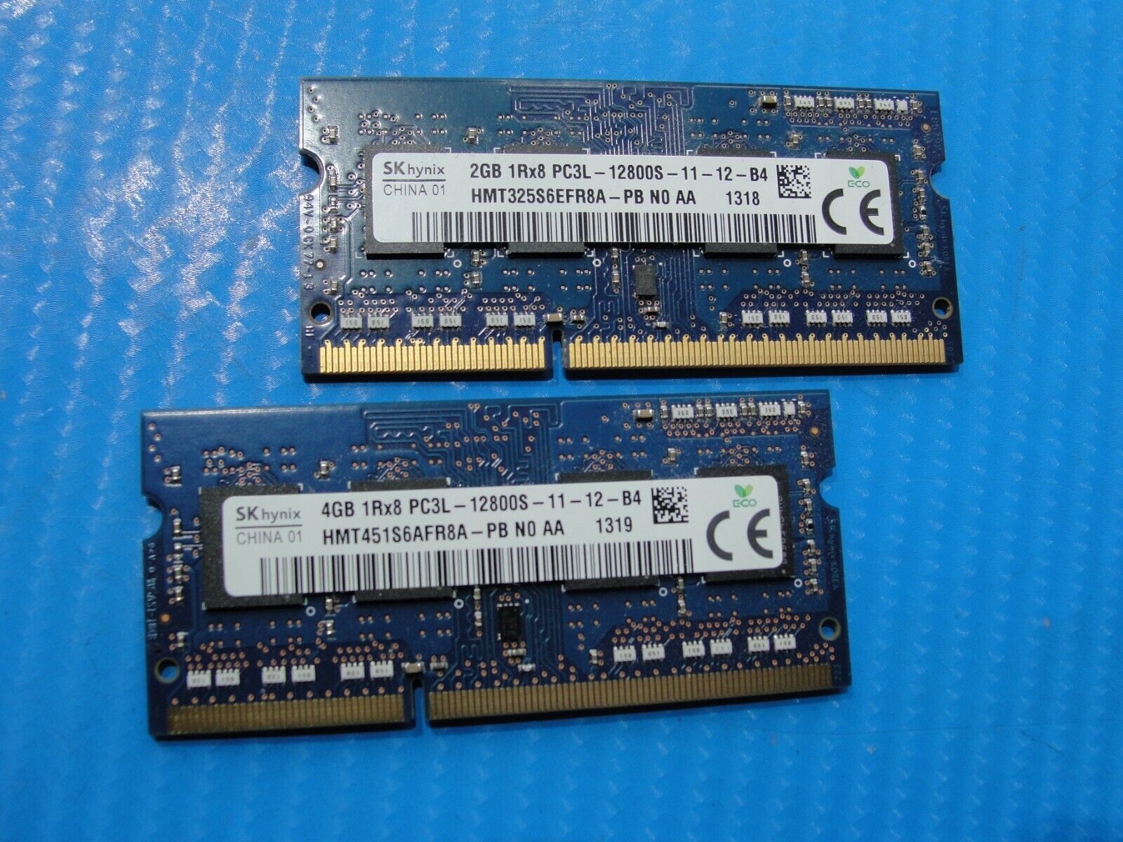 HP m6-k010dx SK Hynix 6Gb 2Gb & 4Gb Memory RAM So-Dimm HMT451S6AFR8A-PB