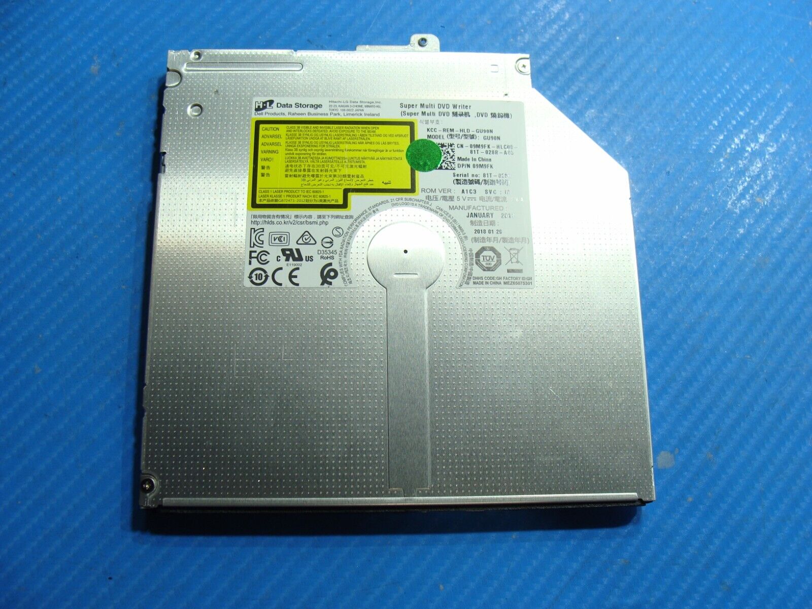 Dell Inspiron 15.6" 15 3565 Genuine Super Multi DVD Burner Drive GU90N 9M9FK