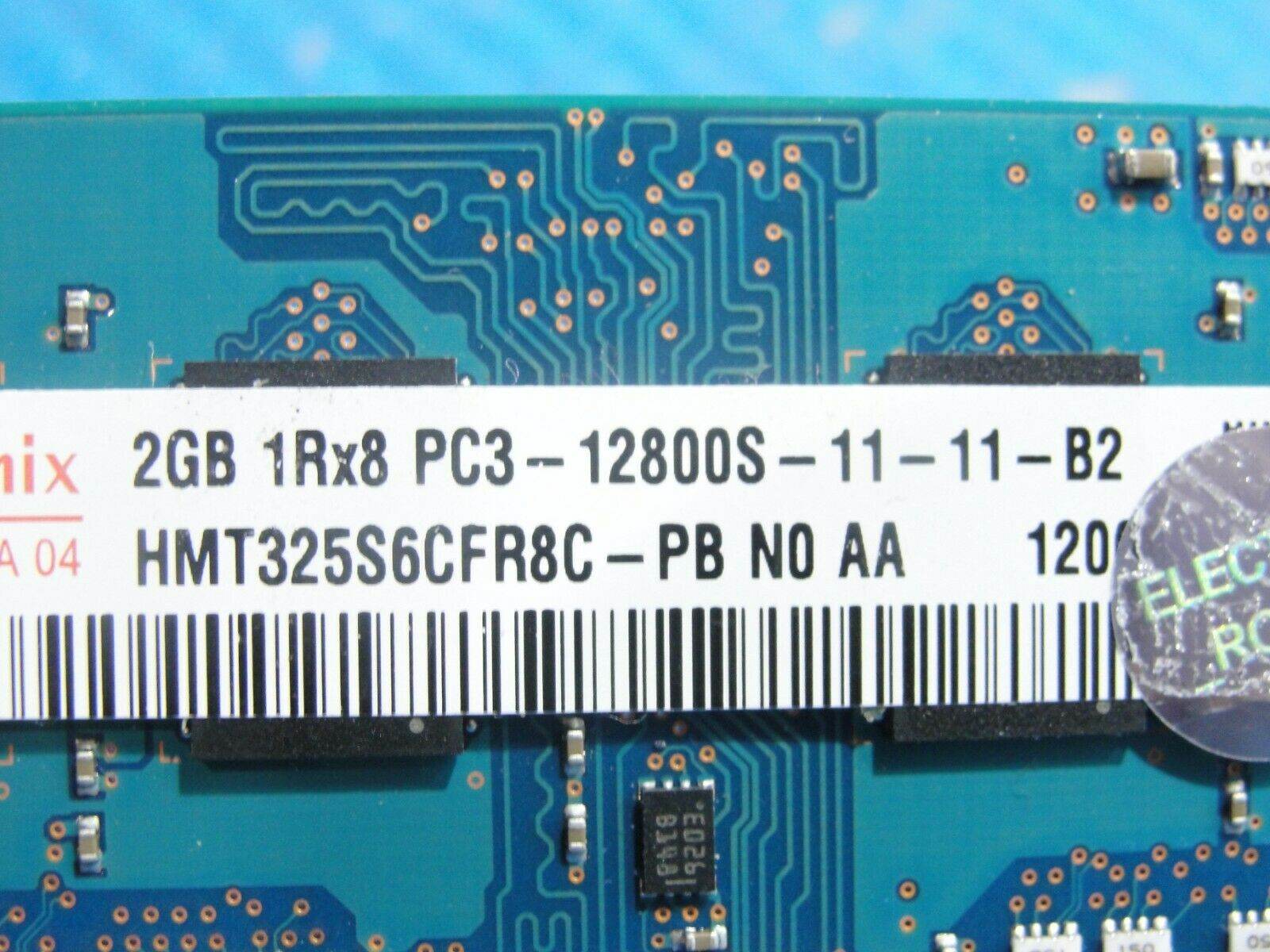 MacBook Pro A1278 SK Hynix 2GB PC3-12800S Memory RAM SO-DIMM HMT325S6CFR8C-PB - Tested Computer Laptop Parts