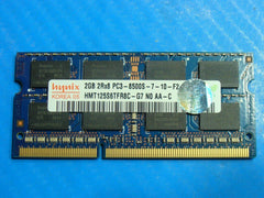 MacBook Pro Laptop Hynix 2GB Memory Ram PC3-8500S-7-10-F2 HMT125S6TFR8C-G7 - Tested Computer Laptop Parts