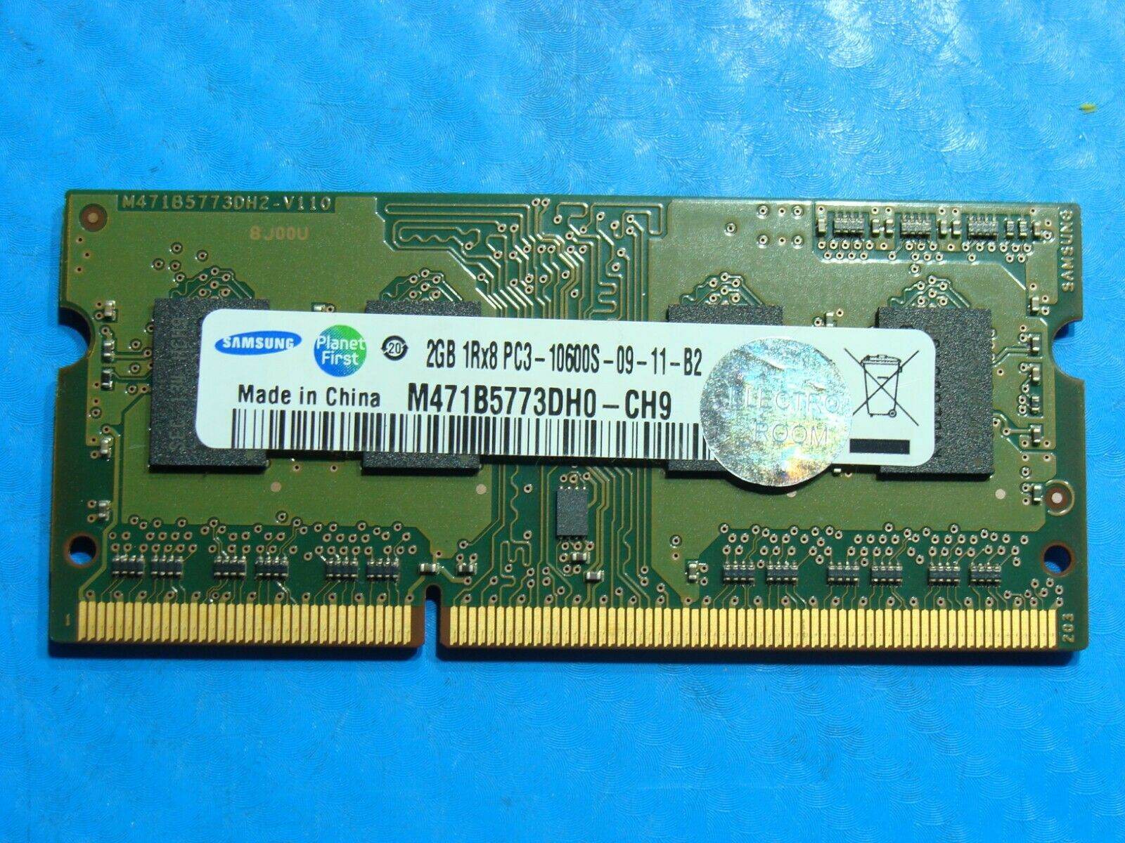 MacBook Pro A1278 Samsung 2GB Memory RAM SO-DIMM PC3-10600S M471B5773DH0-CH9 - Tested Computer Laptop Parts