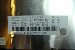 Lenovo 15.6" Z50-75  Genuine US Keyboard 25214755 PK1314K3A00 