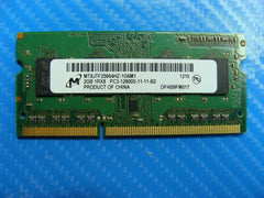 Dell Inspiron 15.6" 5520 OEM RAM Memory 2GB 1RX8 PC3-12800S MT8JTF25664HZ-1G6M1 Dell