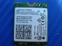 MSI Leopard Pro GP62 6QE 15.6" Genuine Wireless WiFi Card 3165NGW 806723-001 MSI