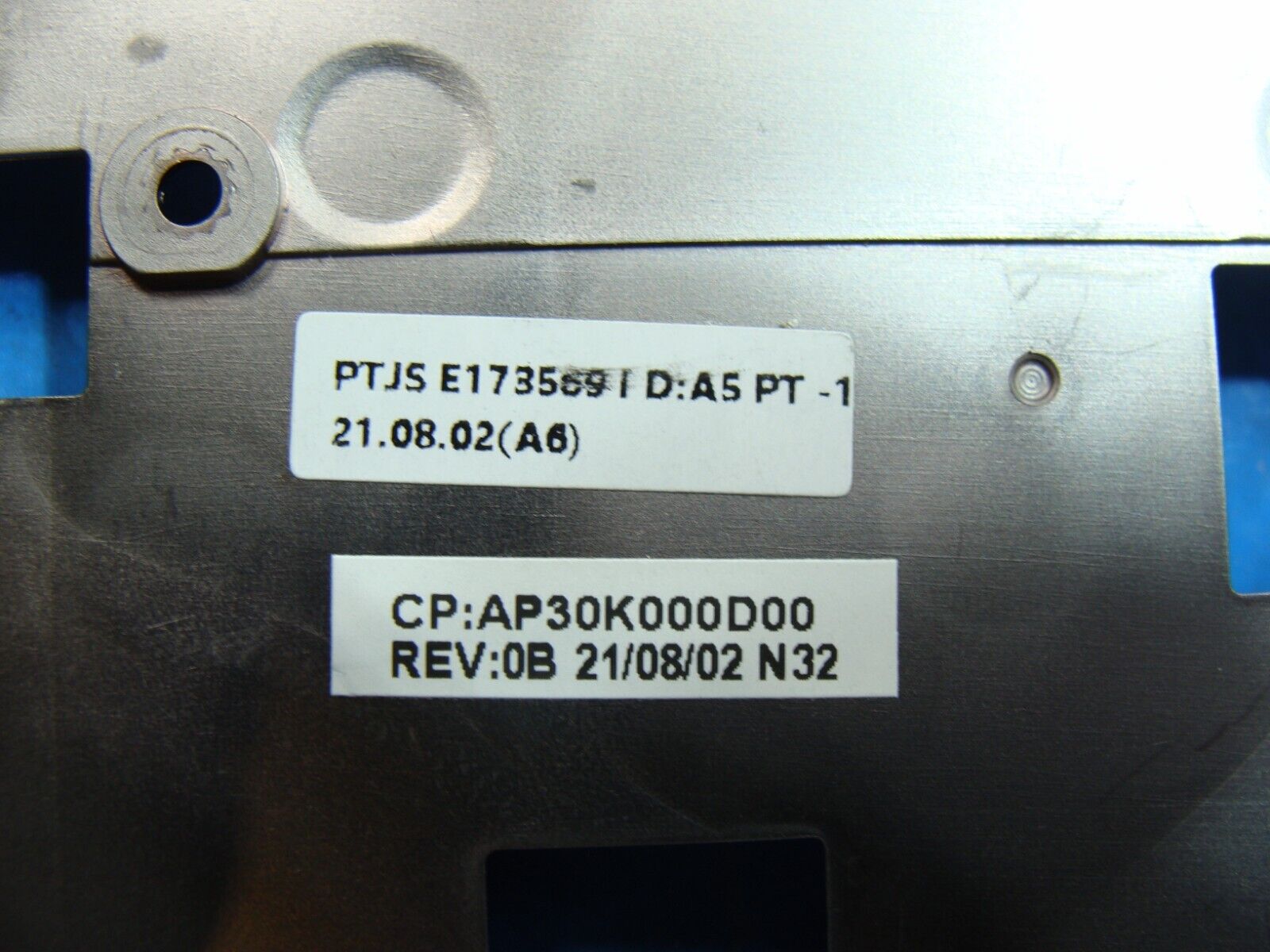 Dell Latitude 14” 5420 Genuine Bottom Base Middle Frame Cover TXHXM AP30K000D00