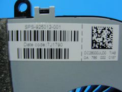 HP Notebook 15-bs013cy 15.6" Genuine CPU Cooling Fan 925012-001 DC28000JLD0 - Laptop Parts - Buy Authentic Computer Parts - Top Seller Ebay