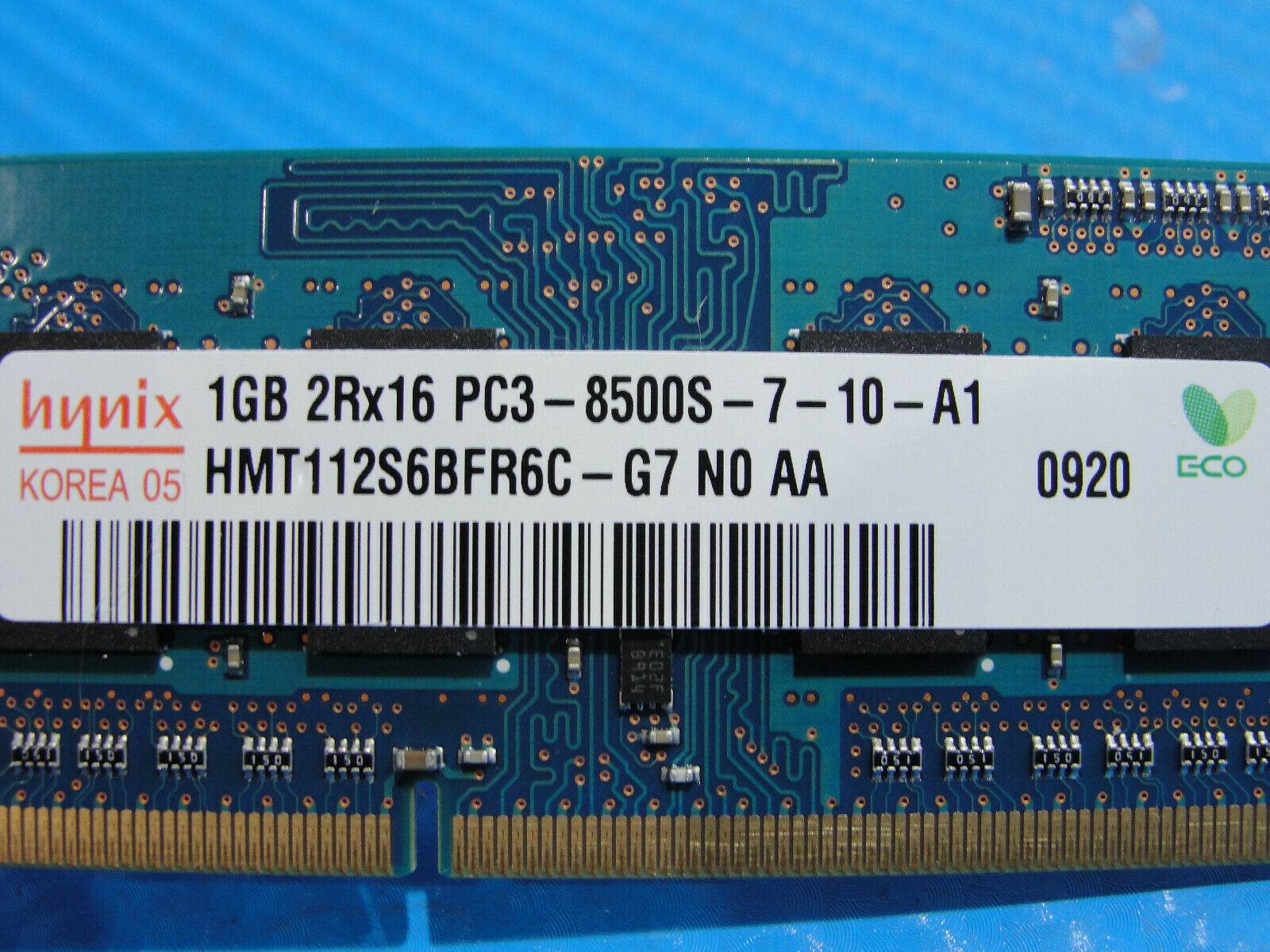 MacBook Pro A1278 Laptop Hynix 1GB Memory PC3-8500S-7-10-A1 HMT112S6BFR6C-G7 - Tested Computer Laptop Parts