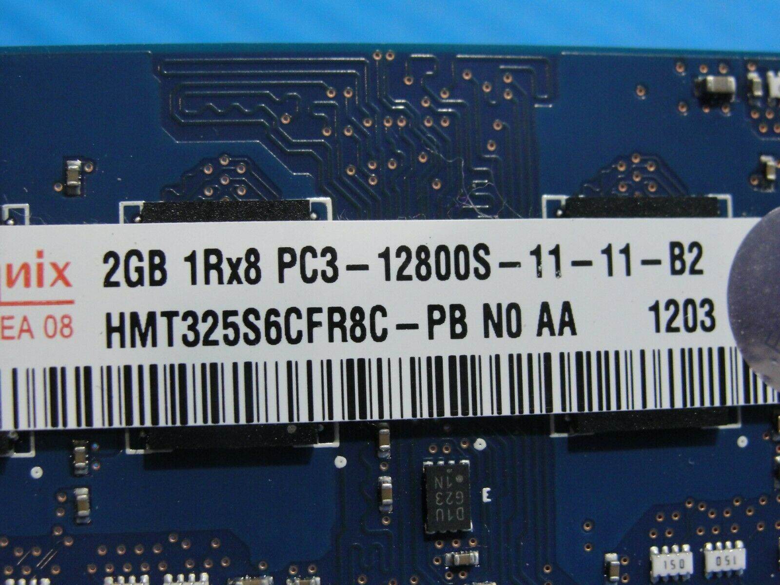 MacBook A1278 SO-DIMM Hynix 2GB Memory RAM PC3-12800S-11-11-B2 HMT325S6CFR8C-PB - Tested Computer Laptop Parts