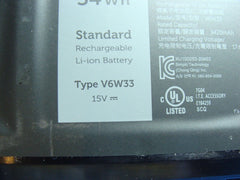 Dell Inspiron 14" 14 7425 Genuine Laptop Battery 15V 54Wh 3420mAh V6W33 XDY9K