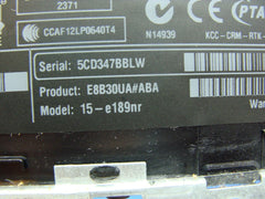 HP Pavilion 15-e189nr 15.6" Genuine Palmrest w/Touchpad Blue 36R65TP803