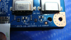 HP 15-g070nr 15.6'' Genuine Laptop Dual USB Port Board w/ Cable LS-A993P - Tested Computer Laptop Parts