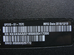Acer Spin 3 SP315-51-757C 15.6" Genuine Bottom Base Case Cover 13N1-0KA0301 Acer