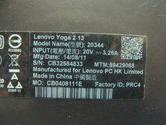 Lenovo Yoga 2 13 13.3" 20344 Genuine Bottom Case Base Cover Black AP138000120 