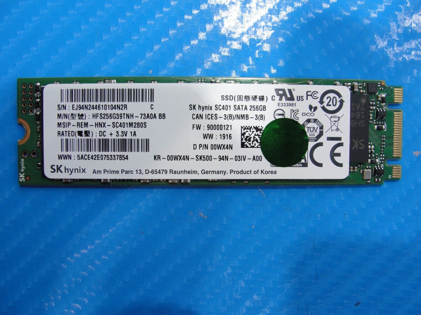 Acer PH315-54-760S SK hynix 256GB SATA M.2 Solid State Drive HFS256G39TNH-73A0A