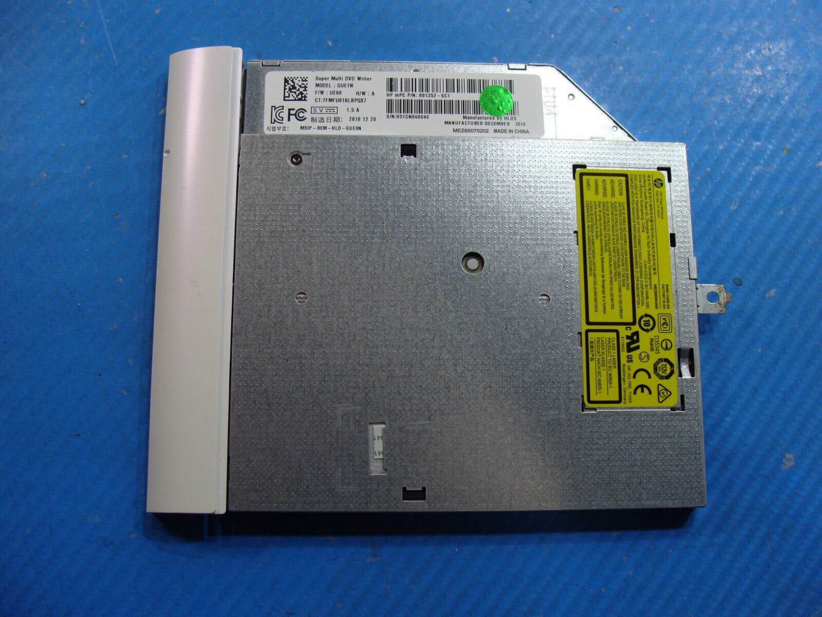 HP 17.3” 17-by0022cy OEM Laptop Super Multi DVD Burner Drive GUE1N L22537-001