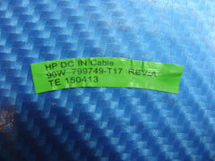 HP 15-ab020nr 15.6" Genuine Laptop DC IN Power Jack with Cable 799749-T17 - Laptop Parts - Buy Authentic Computer Parts - Top Seller Ebay