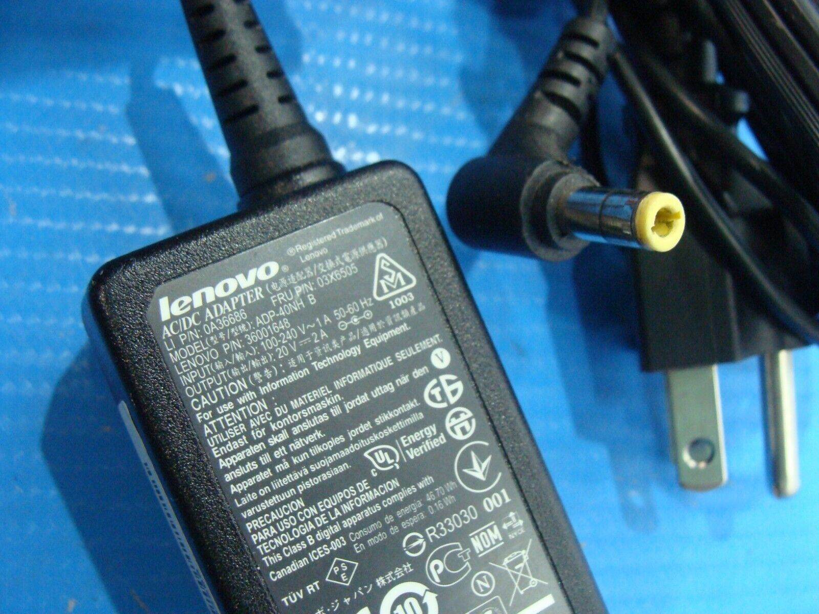 Genuine Lenovo ADP-40NH AC DC OEM Adapter IdeaPad U130 U160 U260 U300e 45N0461 - Tested Computer Laptop Parts