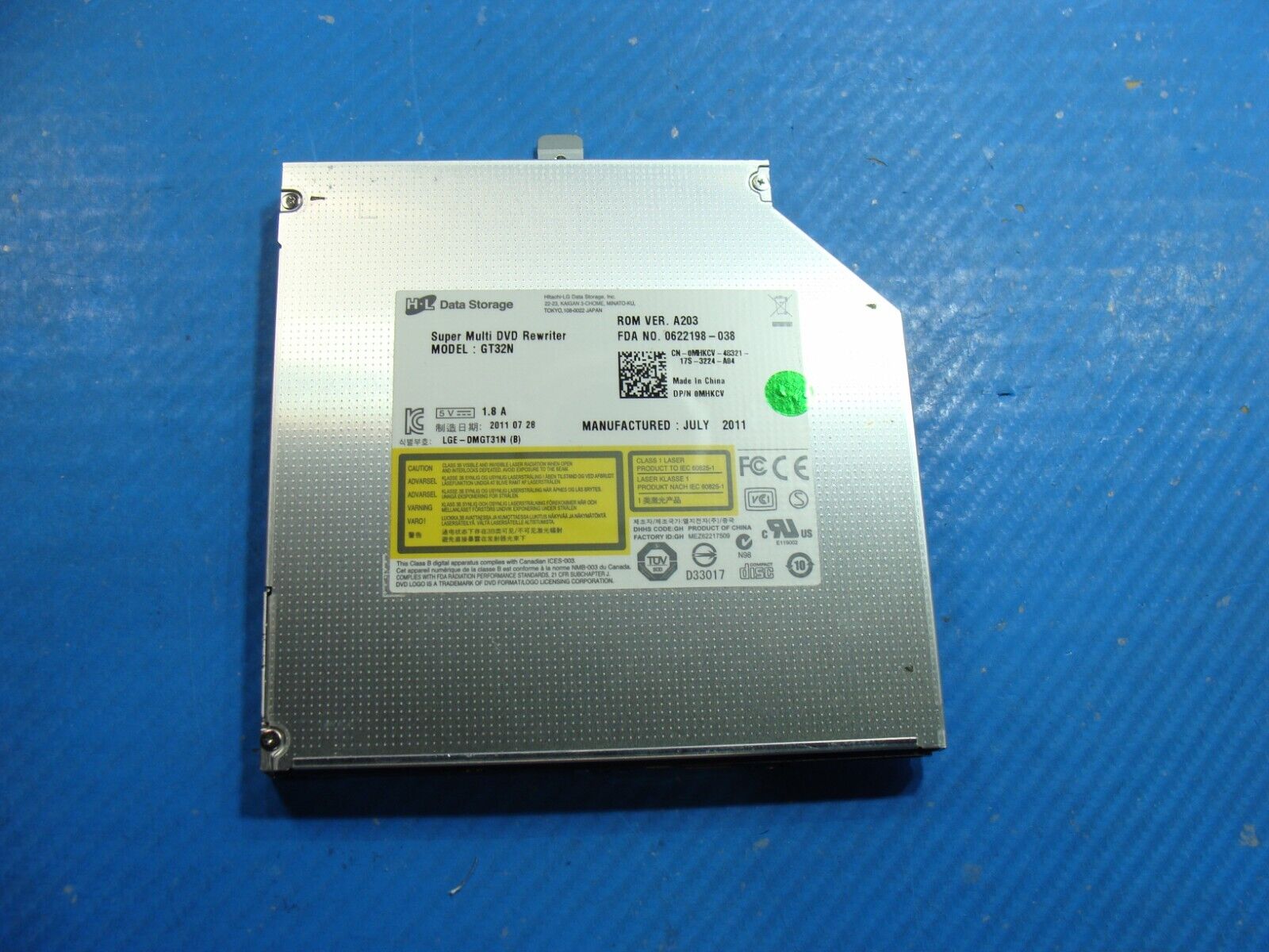 Dell Inspiron 14” 14R N4110 OEM Laptop Super Multi DVD Burner Drive GT32N MHKCV