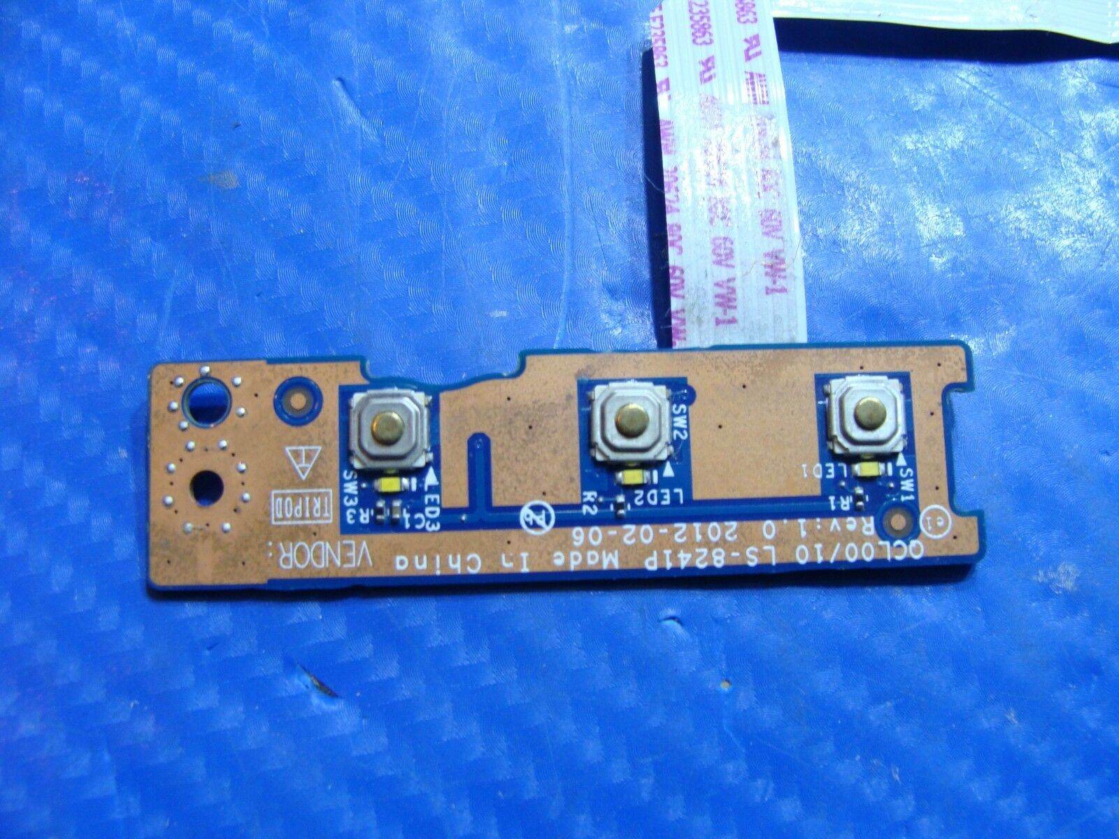 Dell Inspiron 7520 P25F 15.6” OEM Multi Media Button Board w/Cable LS-8241P ER* - Tested Computer Laptop Parts