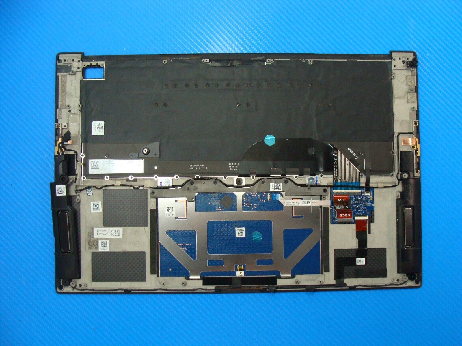 Dell Precision 5560 15.6 Palmrest w/Touchpad Keyboard Backlit 5Y9T0