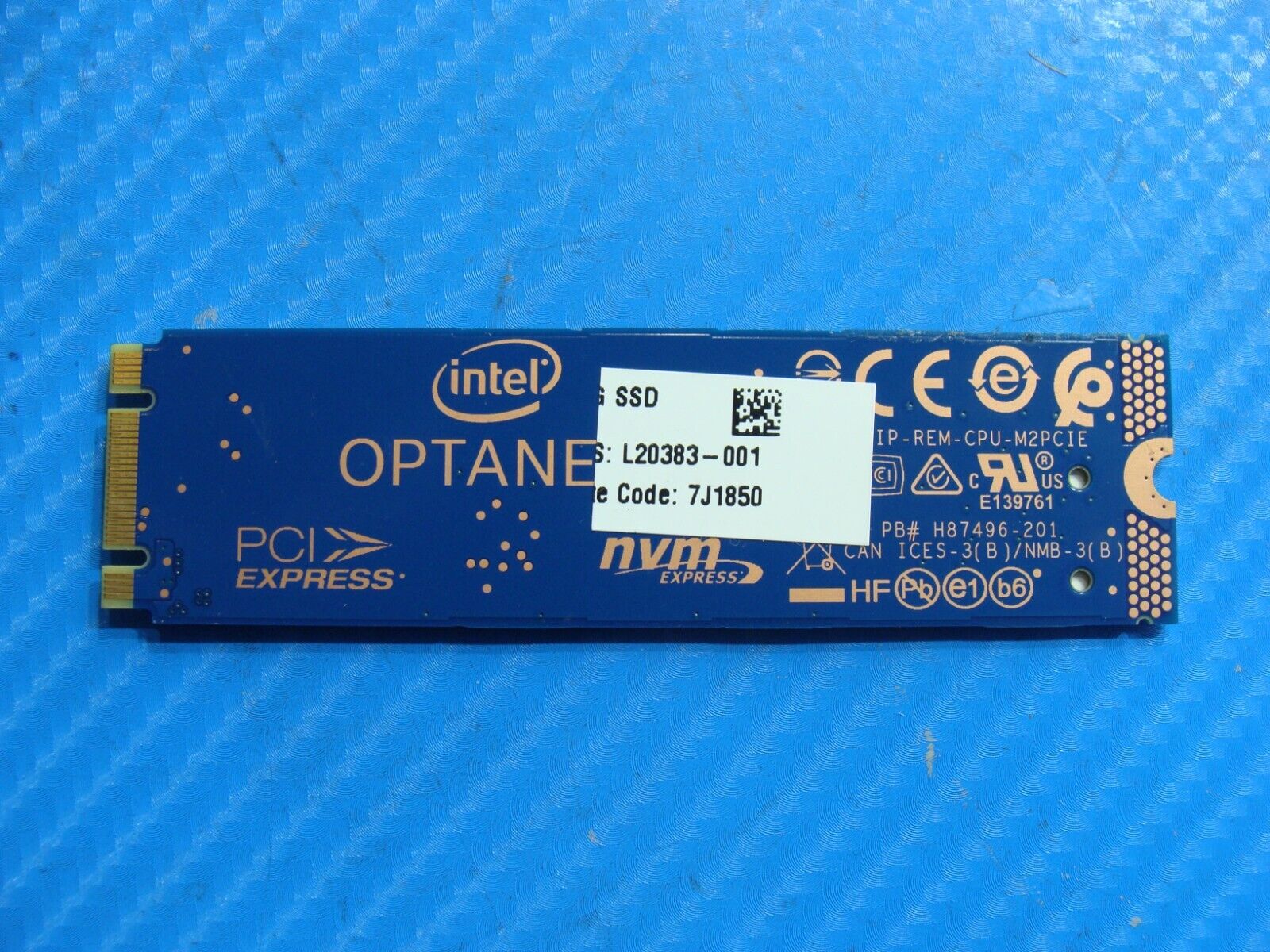 HP 15-da0032wm Intel 16GB SATA M.2 SSD Solid State Drive MEMPEK1J016GAH