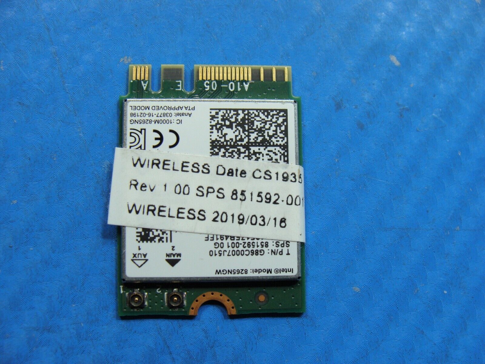 HP EliteBook 840 G5 14 Genuine Laptop Wireless WiFi Card 8265NGW 851592-001