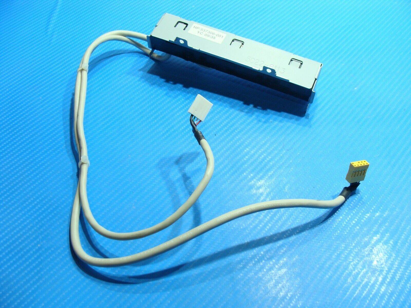 HP Pavilion Elite E9290f Genuine Desktop I/O Panel Assembly w/Cable 537306-001 - Tested Computer Laptop Parts