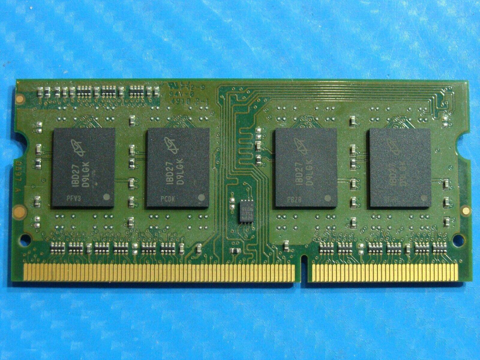 MacBook A1278 SO-DIMM Micron 2GB Memory PC3-10600S-9-10-B1 MT8JSF25664HZ-1G4D1 - Tested Computer Laptop Parts