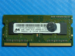 MacBook A1278 SO-DIMM Micron 2GB Memory PC3-10600S-9-10-B1 MT8JSF25664HZ-1G4D1 - Tested Computer Laptop Parts