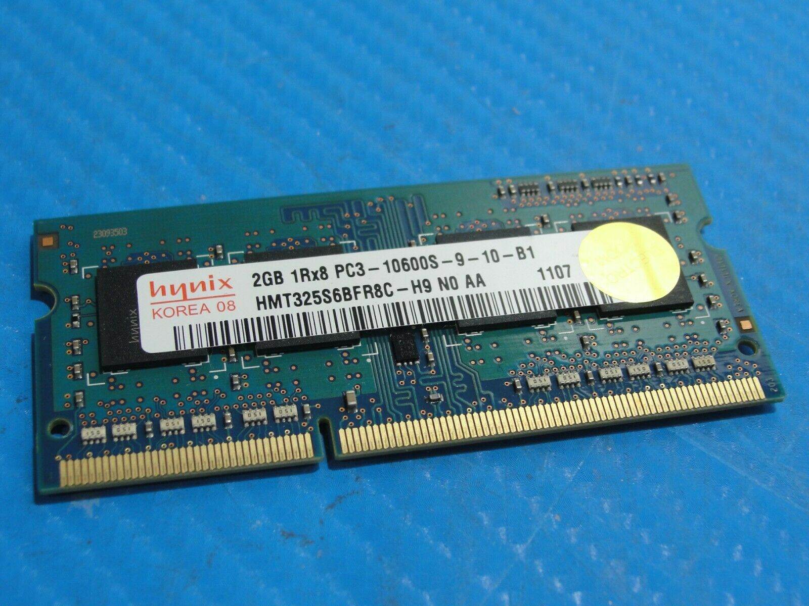 MacBook Pro A1278 Hynix 2GB 1Rx8 PC3-10600S RAM Memory SO-DIMM HMT325S6BFR8C-H9 - Tested Computer Laptop Parts