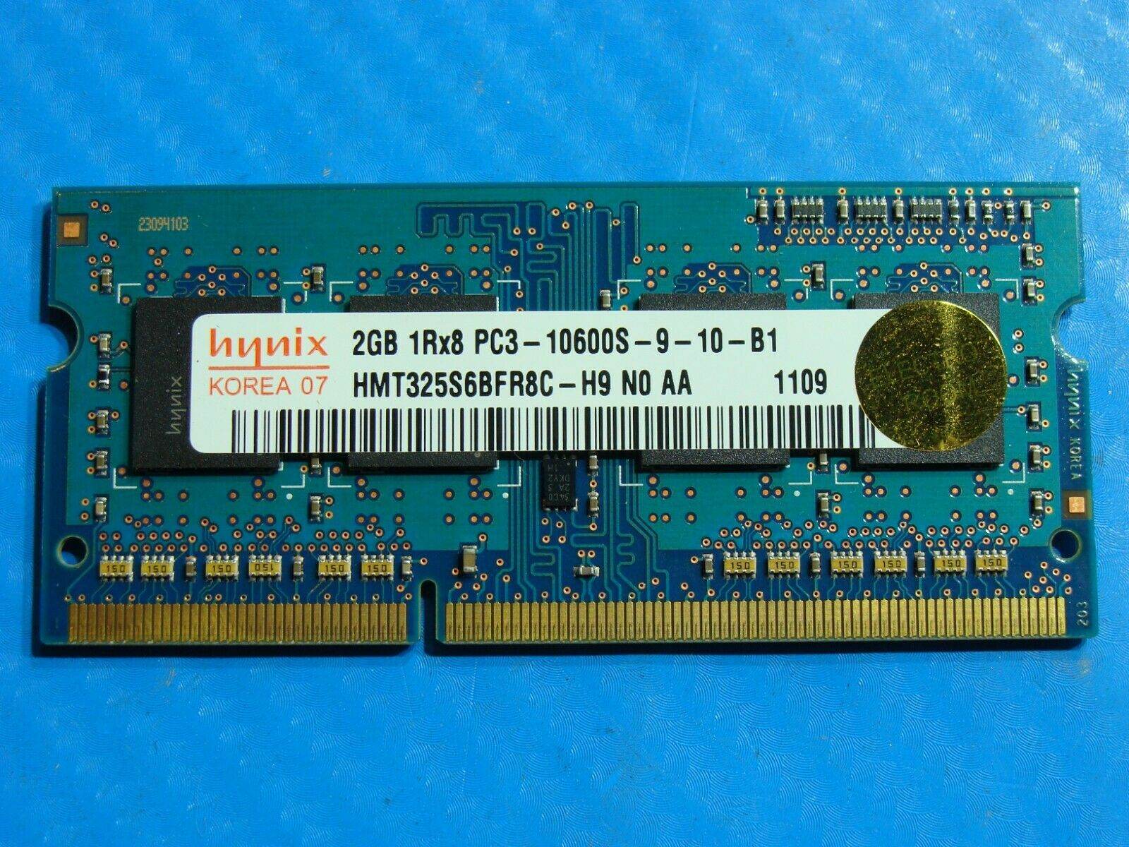 MacBook Pro A1286 Hynix 2GB 1Rx8 PC3-10600S SO-DIMM Memory RAM HMT325S6BFR8C-H9 - Tested Computer Laptop Parts