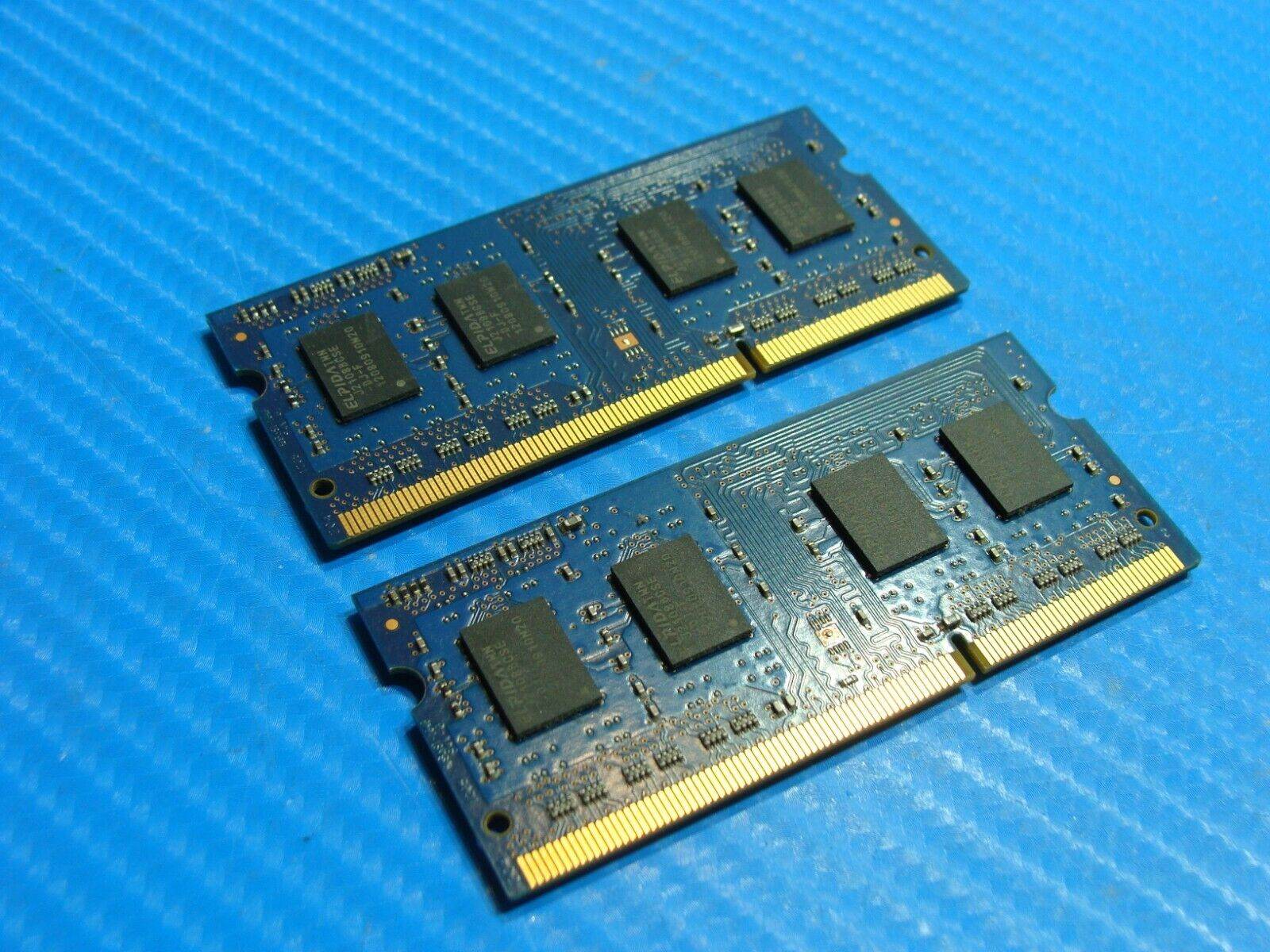iMac A1311 Elpida 4GB (2x2GB) PC3-10600S SO-DIMM Memory RAM EBJ20UF8BCS0-DJ-F - Tested Computer Laptop Parts