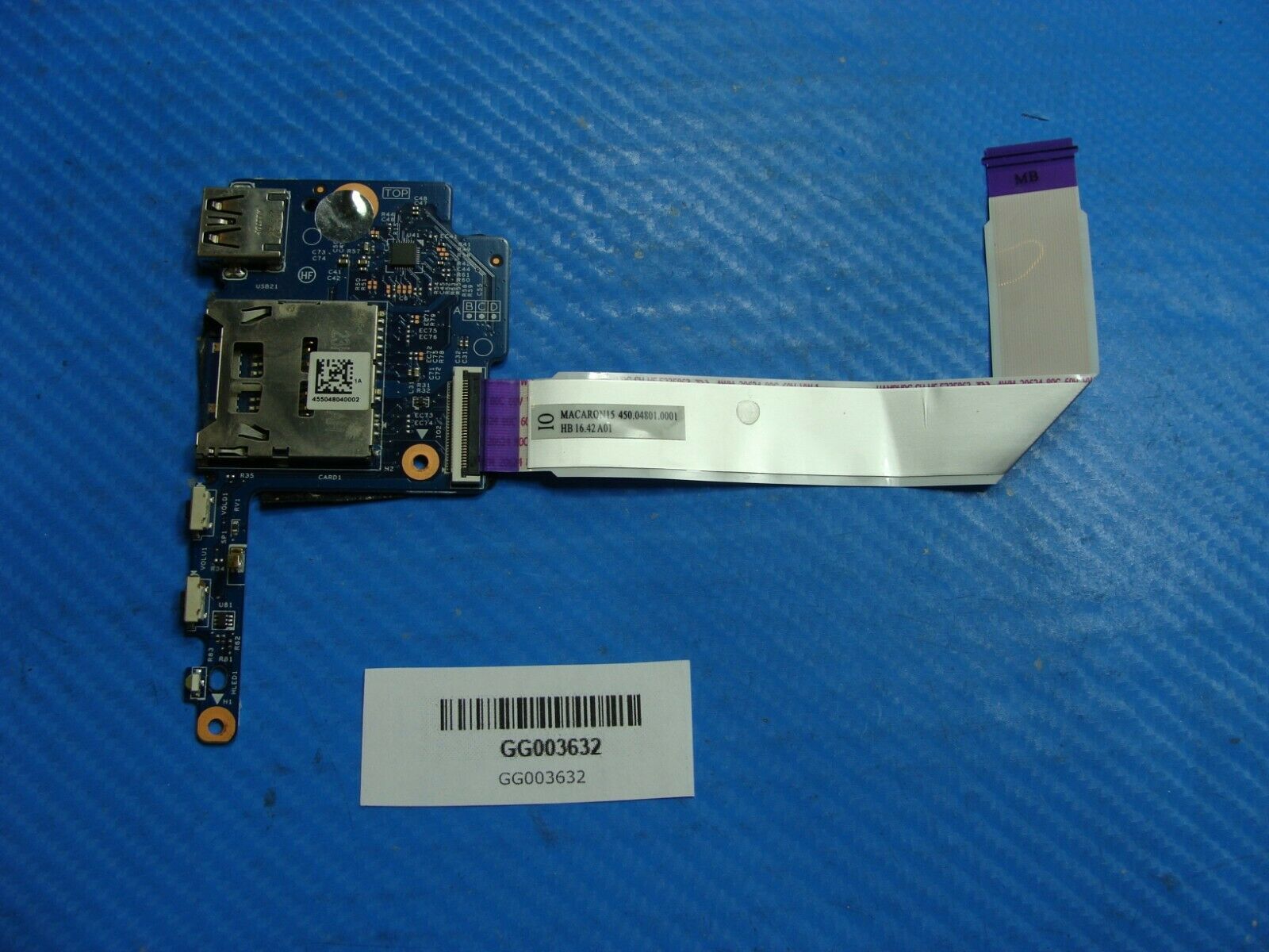HP 15-w291ms 15.6" Genuine USB Card Reader Board w/Cable 455.04804.0002 - Laptop Parts - Buy Authentic Computer Parts - Top Seller Ebay