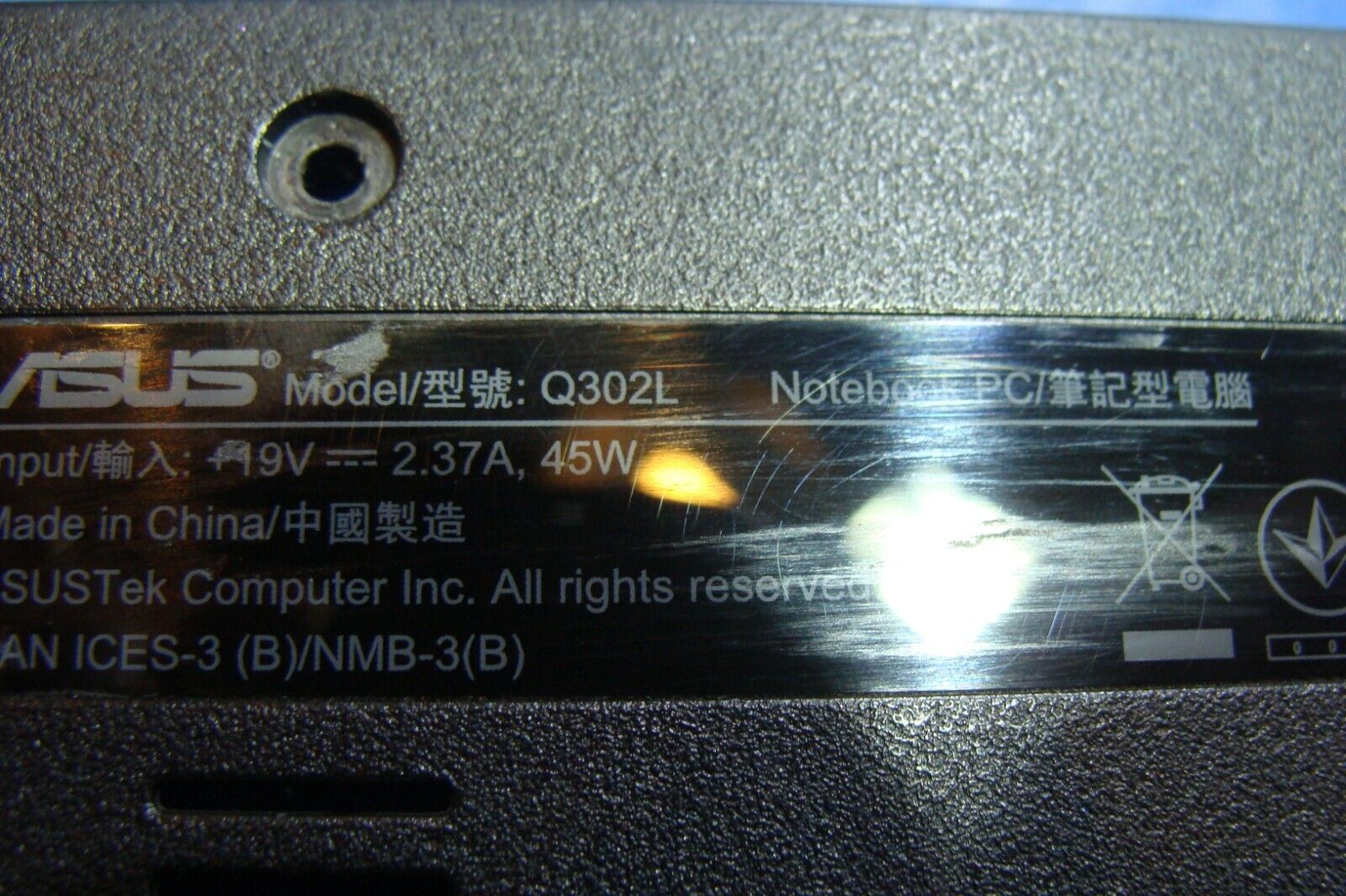 Asus Q302LA-BBI5T14 13.3 Genuine Bottom Case Base Cover 13NB06T1AP0101