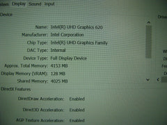 Dell Latitude 5490 14"FHD i5-8350U 1.7GHz 8GB 256GB SSD Original Dell Charger
