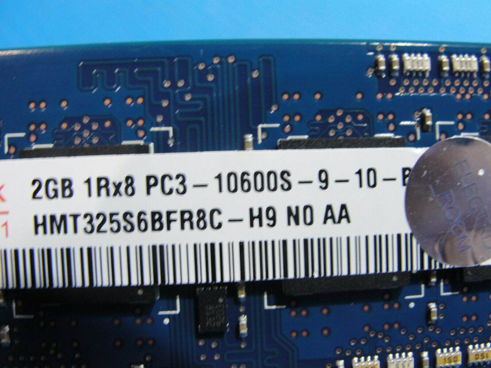 MacBook Pro A1286 SO-DIMM Hynix 2GB Memory RAM PC3-10600S HMT325S6BFR8C-H9 - Tested Computer Laptop Parts