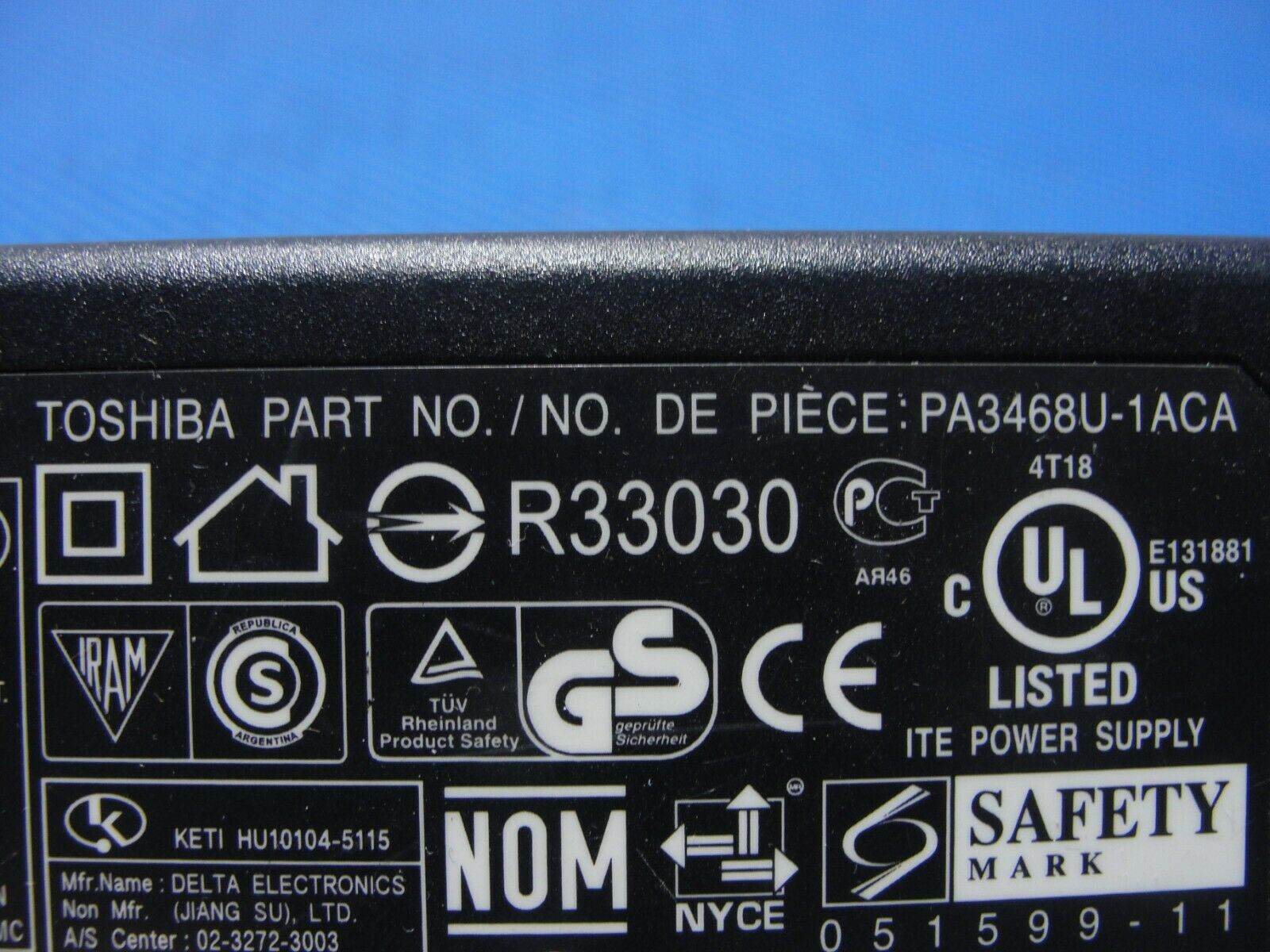 Genuine Toshiba AC Adapter Power Charger 19V 3.95A 75W ADP-75SB PA3468U-1ACA - Tested Computer Laptop Parts