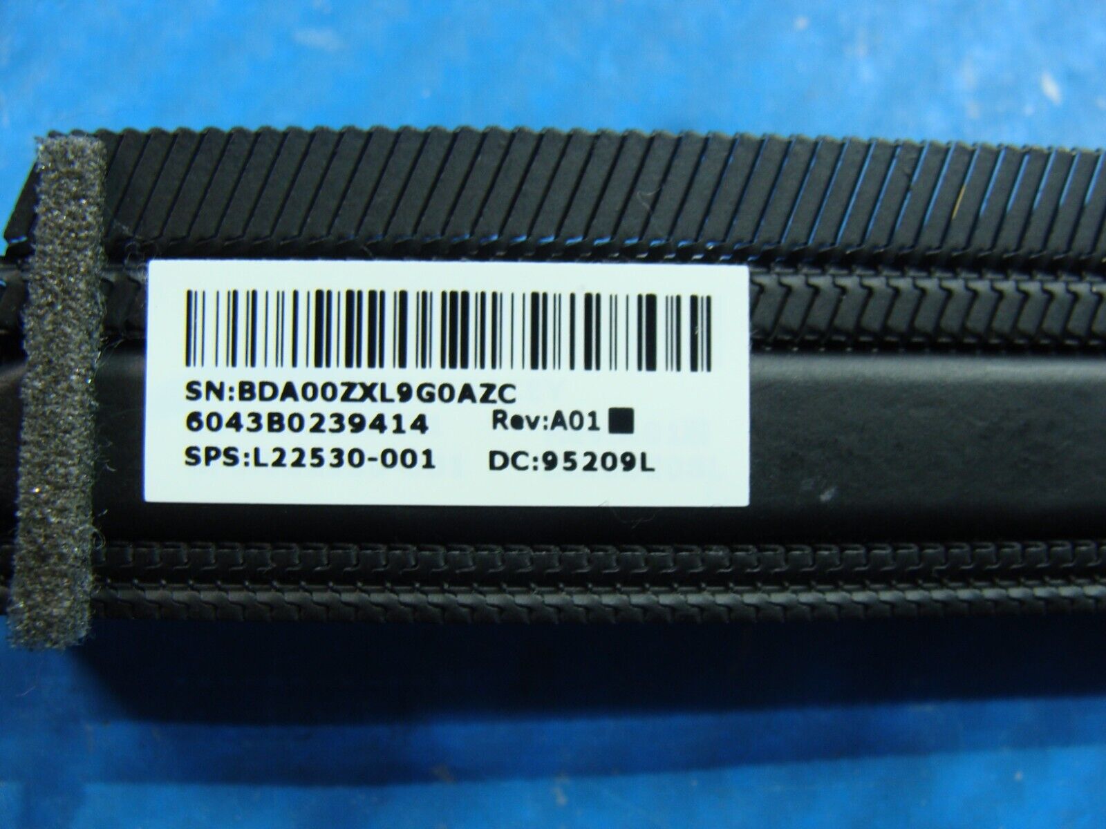 HP 17-by2075cl 17.3 CPU Cooling Heatsink L22530-001 6043B0239414