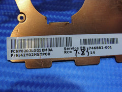 HP Pavilion TouchSmart 10-e010nr 10.1" Genuine CPU Cooling Heatsink 746882-001 HP