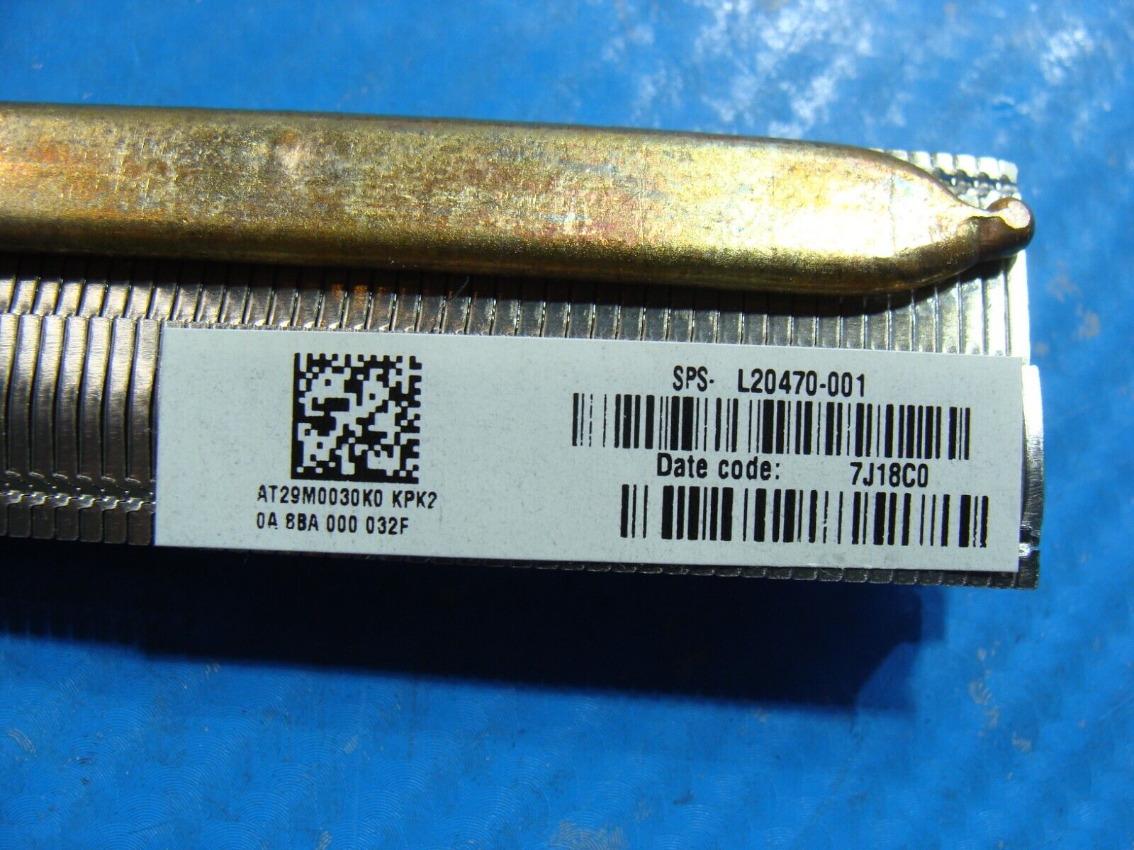 HP 15-da0015cy 15.6 Genuine Laptop CPU Cooling Heatsink L20470-001 AT29M0030K0