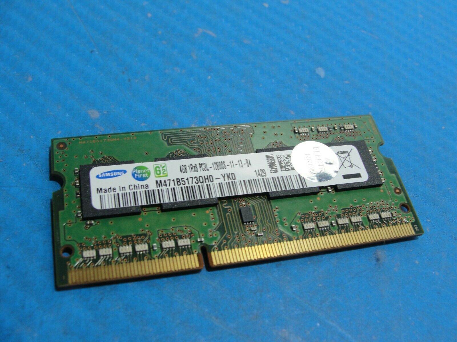 Toshiba P55W-B5224 Samsung 4GB Memory RAM SO-DIMM PC3L-12800S M471B5173QH0-YK0 - Tested Computer Laptop Parts