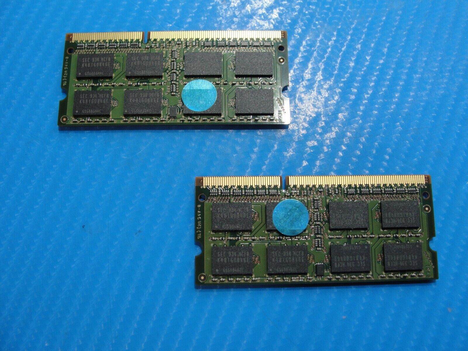 MacBook Pro A1297 Samsung 4GB (2x2GB) 2Rx8 SO-DIMM Memory RAM M471B5673EH1-CF8 - Tested Computer Laptop Parts
