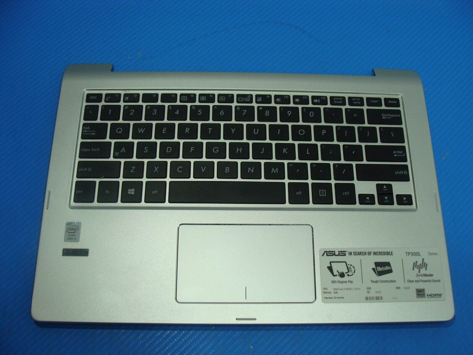 Asus Transformer Book TP300LA-DS31T 13.3 Palmrest Keyboard Touchpad AM16W000U0S0 - Tested Computer Laptop Parts