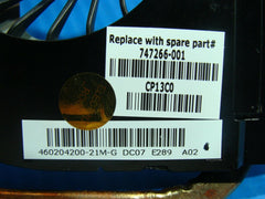 HP Notebook 15-d017cl 15.6" Genuine Laptop CPU Fan w/Heatsink 747266-001 - Laptop Parts - Buy Authentic Computer Parts - Top Seller Ebay