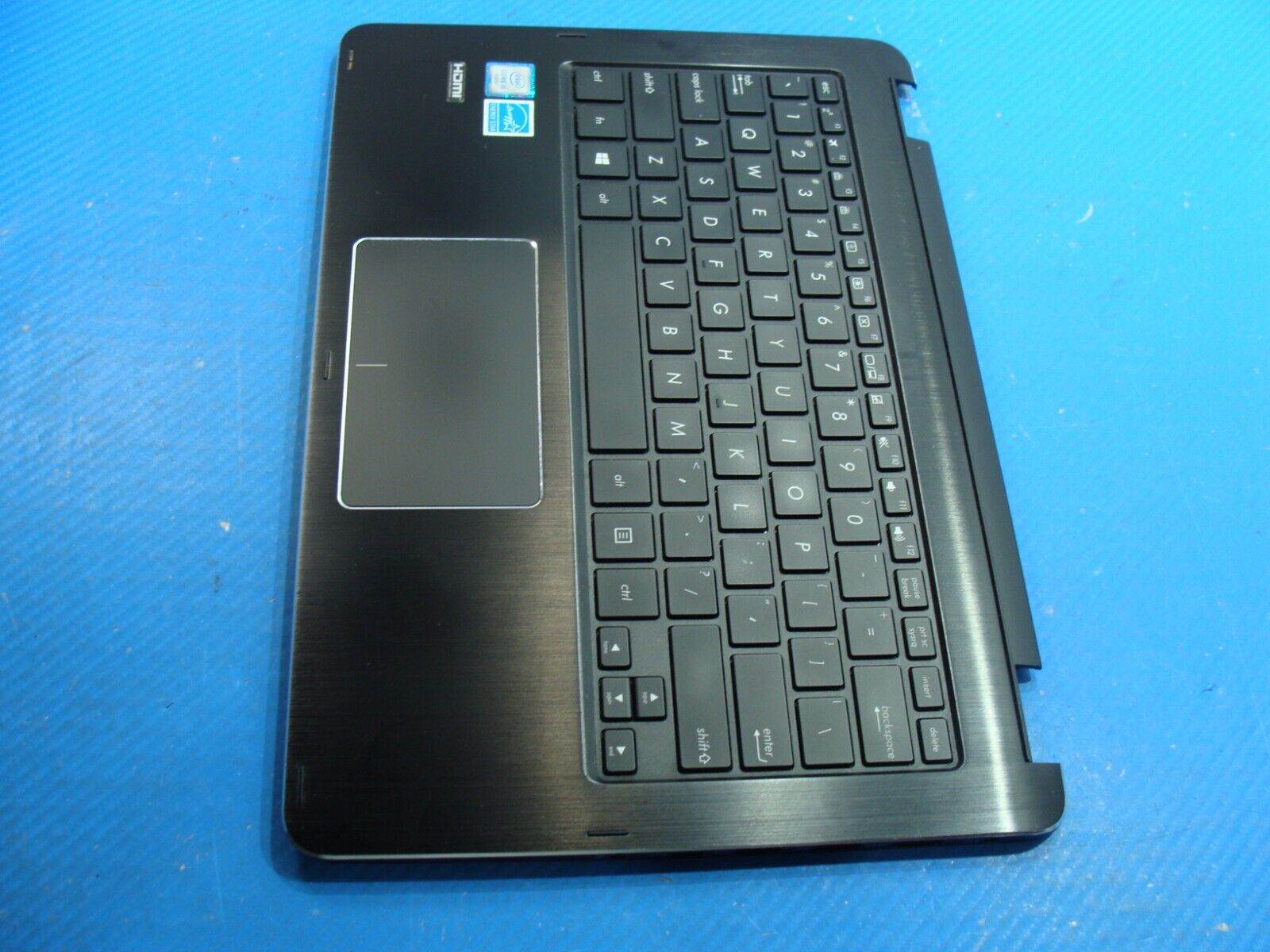 Asus 13.3” Q303U Genuine Laptop Palmrest w/TouchPad BL Keyboard 13NB0AL1AM0101 - Tested Computer Laptop Parts
