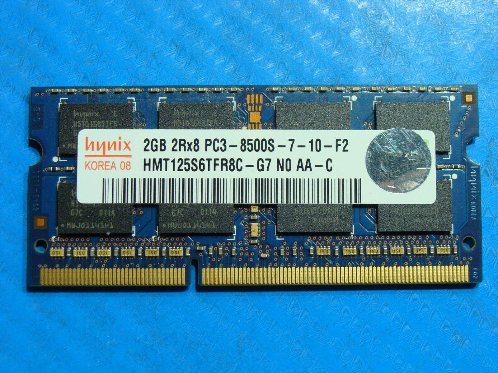 MacBook Pro A1278 Hynix 2GB 2Rx8 PC3-8500S SO-DIMM Memory RAM HMT125S6TFR8C-G7 - Tested Computer Laptop Parts