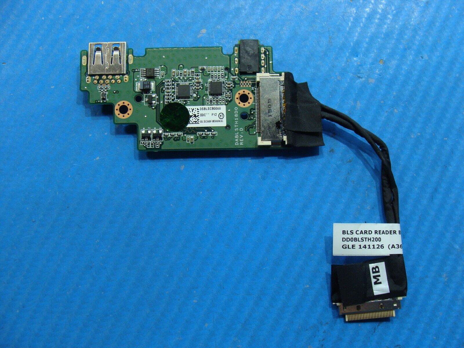 Toshiba Satellite Radius P55W-B5220 USB Card Reader Board w/Cable DABLSTH18D0 - Tested Computer Laptop Parts